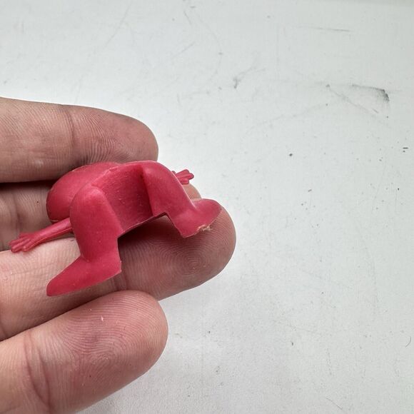 Vintage NABISCO SPOON Sitter CRUNCHY Cereal Toy Alien Rare Figurine 50s 60s - Picture 7 of 8